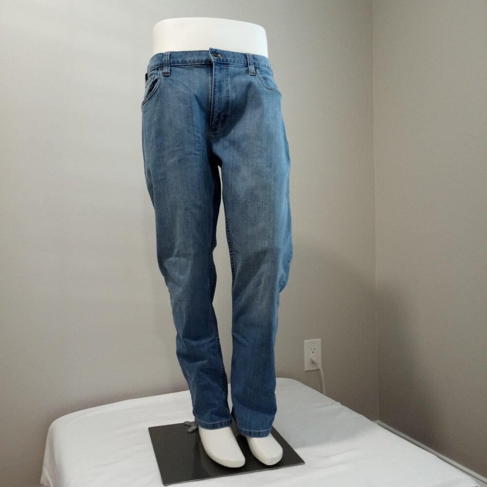 CARHARTT BLUE RUGGED FLEX RELAXED FIT JEANS MENS SIZE 38 X 30